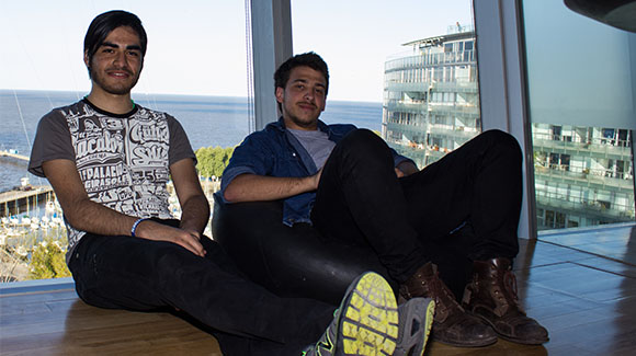 Lester Salhuana y Fernando Verdura