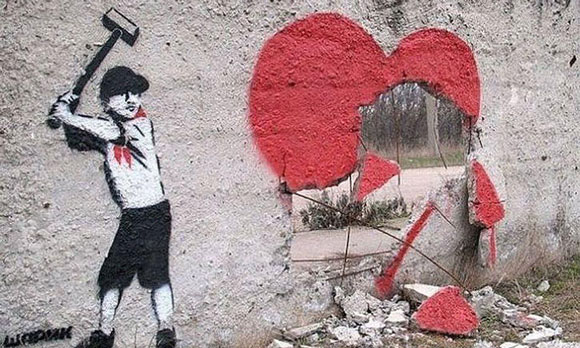 Obra del artista ucraniano Sharik